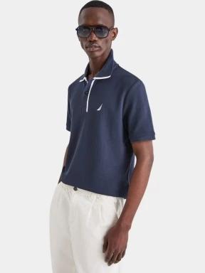 Nautica Pelagia Polo Shirt férfi galléros póló sötétkék színben 1