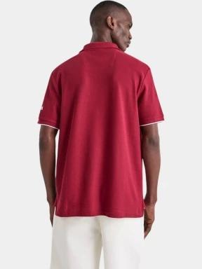 Nautica Azura Polo Shirt férfi galléros póló piros színben 3