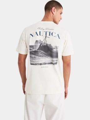 Nautica Kokay T-Shirt férfi rövid ujjú póló fehér színben 3