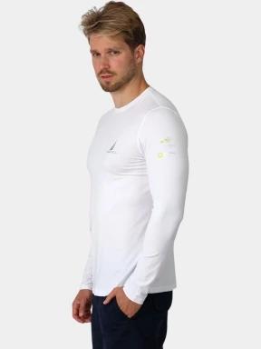 Nautica Lionel 2 Long Sleeve T-Shirt férfi hosszú ujjú póló fehér színben 3