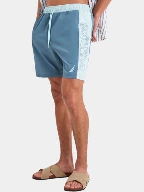 Nautica Derwent 7” Swim Short férfi fürdőnadrág kék színben 1