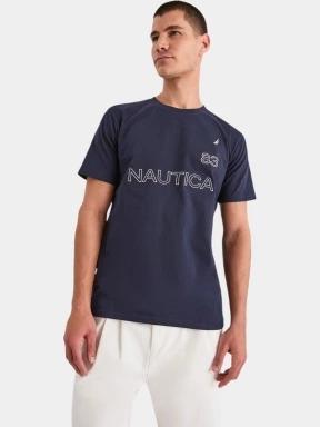 Nautica Aire T-Shirt férfi rövid ujjú póló sötétkék színben 1