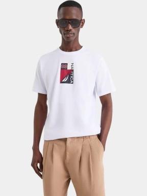 Nautica Tigris T-Shirt férfi rövid ujjú póló fehér színben 1