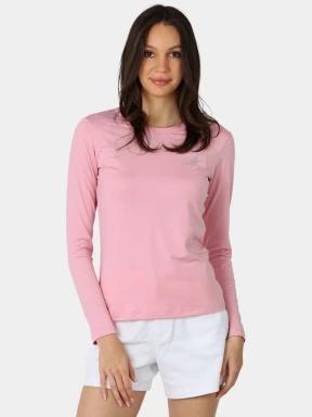 Nautica Lisa Long Sleeve T-Shirt női hosszú ujjú póló rózsaszín színben 1