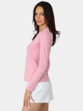 Nautica Lisa Long Sleeve T-Shirt női hosszú ujjú póló rózsaszín színben 3
