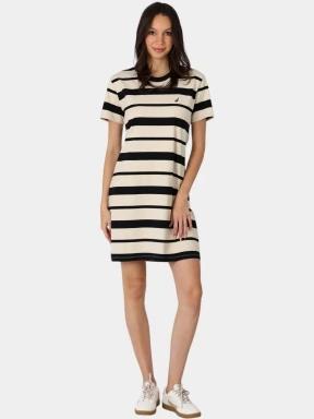Nautica Lux Dress női pólóruha homok színben 1