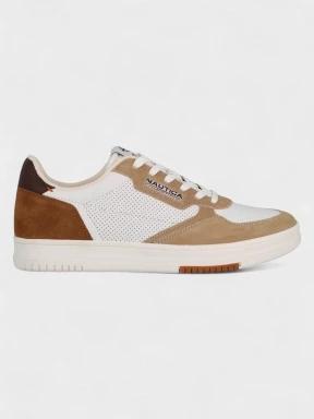 Nautica BIRD LTH-SD OFF WHITE-ROCK férfi sneaker homok színben 1