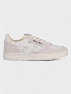 Nautica BIRD LTH-SD TOTAL OFF WHITE férfi sneaker homok színben 1