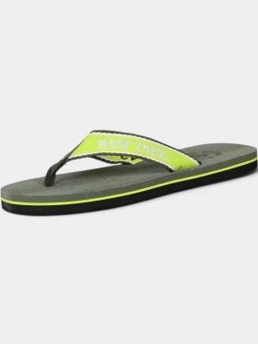 Nautica Massachussets férfi flip flop papucs sötétzöld színben 1