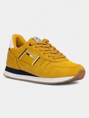 Nautica ARNOLD SOLEIL-WHITE-DEEP férfi sneaker sárga színben 1