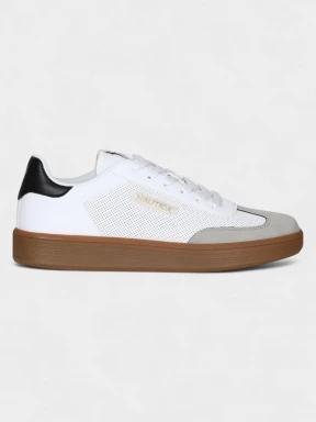 Nautica ACE LTH-SD WHITE-BLACK férfi sneaker homok színben 3
