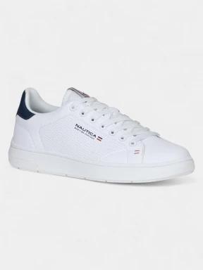 Nautica STARDUST 2.0 LTH WHITE-FLAG férfi rövid szárú cipő fehér színben 1
