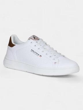 Nautica STARDUST 2.0 LTH OFF WHITE-CUOIO férfi rövid szárú cipő fehér színben 1