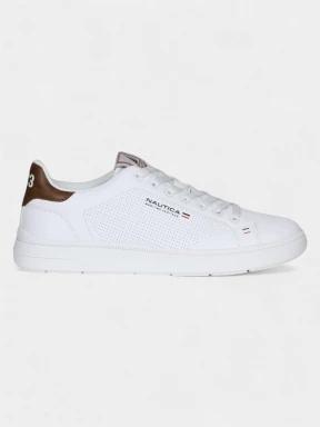 Nautica STARDUST 2.0 LTH OFF WHITE-CUOIO férfi rövid szárú cipő fehér színben 3