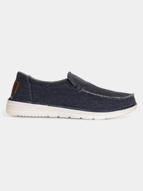 Nautica KALIK CVS NAVY férfi slip-on cipő sötétkék színben 3