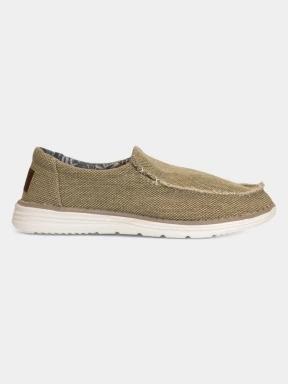 Nautica KALIK CVS PAPYRUS férfi slip-on cipő homok színben 3