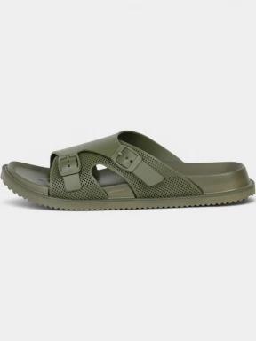 Nautica Faro férfi papucs sötétzöld színben 3