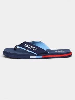 Nautica Pag férfi flip flop papucs sötétkék színben 3