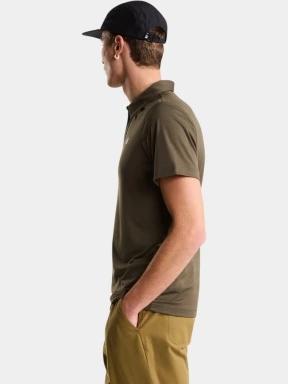 The North Face M Tanken Polo - Eu férfi galléros póló oliva színben 3