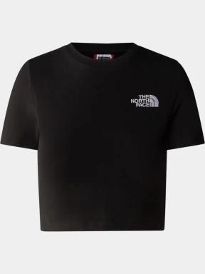 The North Face W Ss Essential Cropped Slim Tee női crop top fekete színben 1
