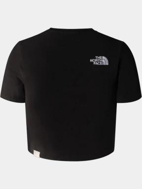 The North Face W Ss Essential Cropped Slim Tee női crop top fekete színben 3