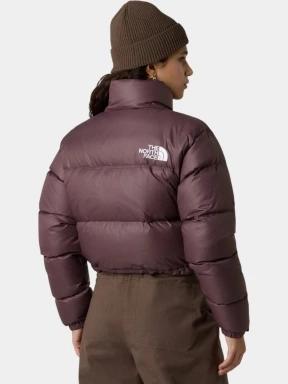 The North Face W Nuptse Short Jacket női pehelykabát lila színben 3