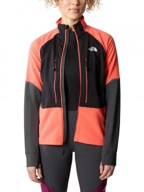 The North Face W Dawn Turn Softshell Fz női softshell kabát narancssárga színben 1