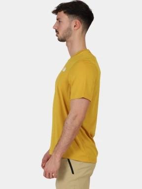 The North Face M Lightbright S/S Tee férfi rövid ujjú sport póló sárga színben 3
