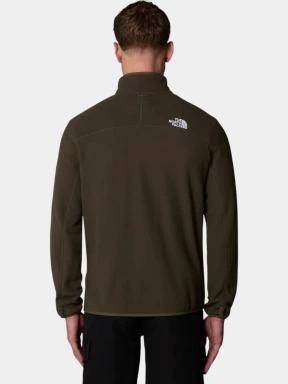 The North Face M 100 Glacier Full Zip férfi polár pulóver oliva színben 3