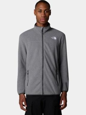 The North Face M 100 Glacier Full Zip férfi polár pulóver szürke színben 1