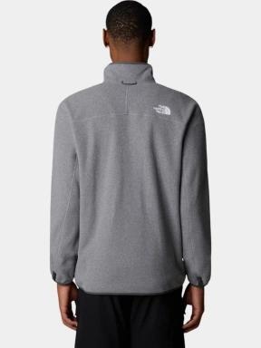 The North Face M 100 Glacier Full Zip férfi polár pulóver szürke színben 3