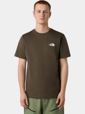 The North Face M Ss Simple Dome Tee férfi rövid ujjú póló oliva színben 1