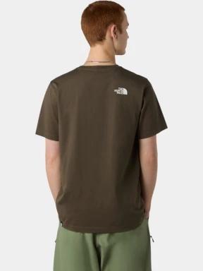The North Face M Ss Simple Dome Tee férfi rövid ujjú póló oliva színben 3