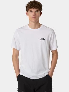 The North Face M Ss Simple Dome Tee férfi rövid ujjú póló fehér színben 1