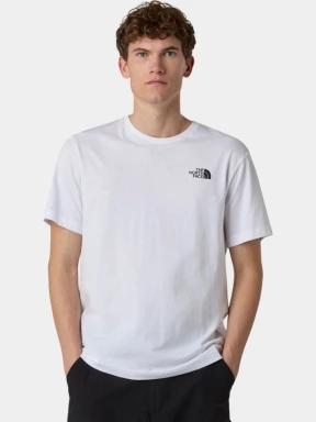 The North Face M Ss Box Nse Tee férfi rövid ujjú póló fehér színben 1