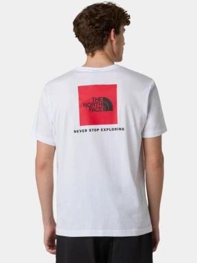 The North Face M Ss Box Nse Tee férfi rövid ujjú póló fehér színben 3