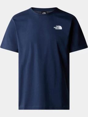 The North Face M Ss Box Nse Tee férfi rövid ujjú póló sötétkék színben 1