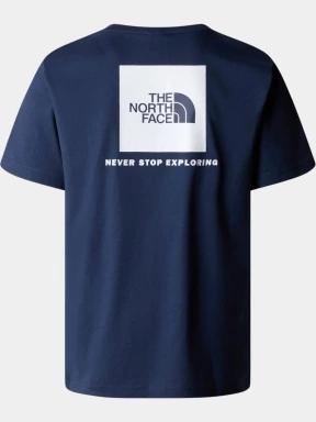 The North Face M Ss Box Nse Tee férfi rövid ujjú póló sötétkék színben 3