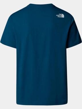 The North Face M Ss Mountain Line Tee férfi rövid ujjú póló kék színben 3