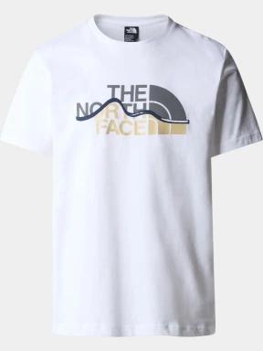 The North Face M Ss Mountain Line Tee férfi rövid ujjú póló fehér színben 1