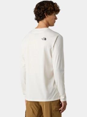 The North Face M Shadow Ls férfi hosszú ujjú póló fehér színben 3