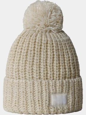 The North Face Cozy Chunky Cabin Beanie bojtos sapka homok színben 1