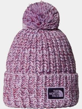 The North Face Cozy Chunky Cabin Beanie bojtos sapka lila színben 1