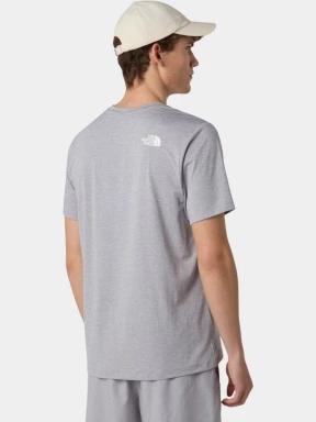 The North Face M 24/7 S/S Tee Reg férfi rövid ujjú sport póló szürke színben 3