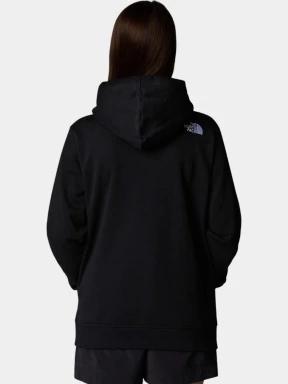 The North Face W Drew Peak Pullover Hoodie női kapucnis pulóver fekete színben 3