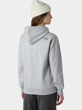 The North Face W Drew Peak Pullover Hoodie női kapucnis pulóver szürke színben 3