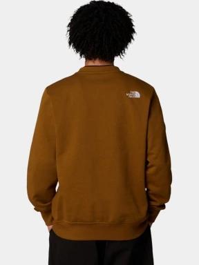 The North Face M Drew Peak Crew férfi pulóver oliva színben 3