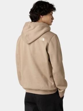 The North Face M Drew Peak Pullover Hoodie férfi kapucnis pulóver barna színben 3