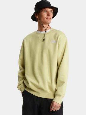 The North Face M Essential Relaxed Crewneck Sweatshirt férfi pulóver sárga színben 1