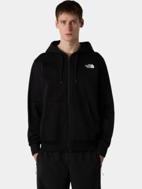 The North Face M Simple Dome Full Zip Hoodie férfi kapucnis pulóver fekete színben 1
